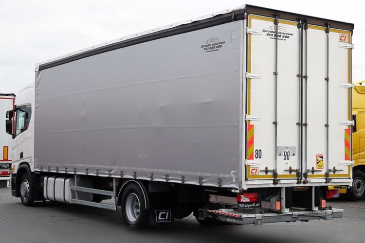Scania R 450 / FIRANKA - 9 m / WINDA ZAŁADOWCZA / 22 E.P / PODNOSZONY DACH / CAŁA NA PODUSZKACH zdjęcie 4