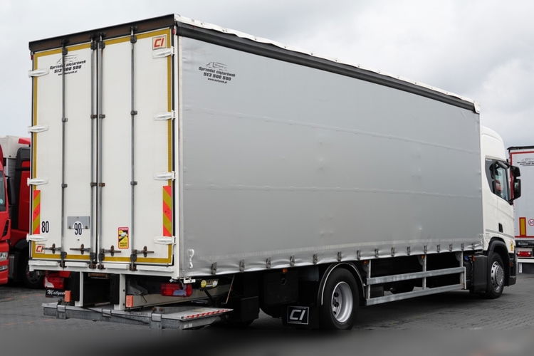 Scania R 450 / FIRANKA - 9 m / WINDA ZAŁADOWCZA / 22 E.P / PODNOSZONY DACH / CAŁA NA PODUSZKACH zdjęcie 6