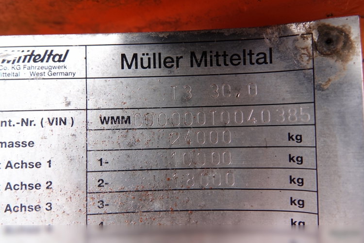 MEILLER PRZYCZEPA LAWETA / DMC: 30 TON / NISKOPODWOZIOWA / 3 OSIOWA  zdjęcie 20