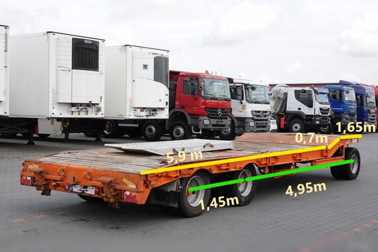 MEILLER PRZYCZEPA LAWETA / DMC: 30 TON / NISKOPODWOZIOWA / 3 OSIOWA  zdjęcie 2