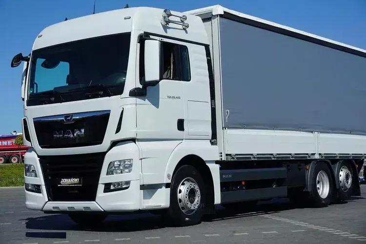 MAN TGX / 26.420 / ACC / E 6 / BURTO FIRANKA + WINDA / ŁAD. 14 750 KG / 17 PALET zdjęcie 22