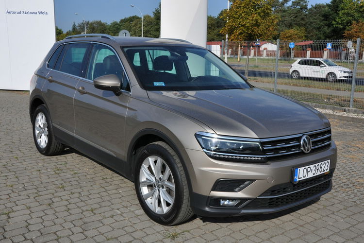 Volkswagen Tiguan 2.0TDI 190KM 4Motion DSG High Keyless FrontLaneAssist 1wł Salon PL zdjęcie 7