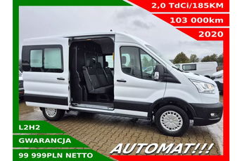 Ford Transit Lift L2H2 99999zł NETTO Brygadówka 5 osób 2.0TdCi/185KM