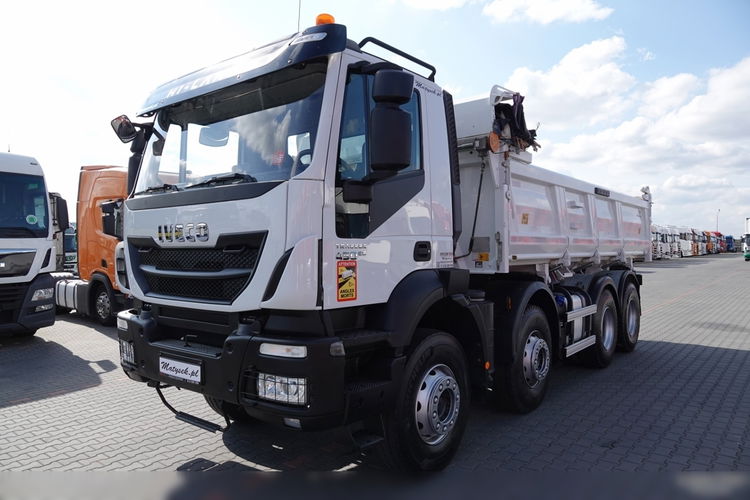 Iveco TRAKKER / 8x4 / WYWROTKA / HYDROBURTA / BORDMATIC / EURO 6 / MEILLER KIPPER zdjęcie 12