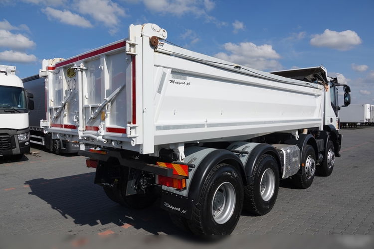 Iveco TRAKKER / 8x4 / WYWROTKA / HYDROBURTA / BORDMATIC / EURO 6 / MEILLER KIPPER zdjęcie 14