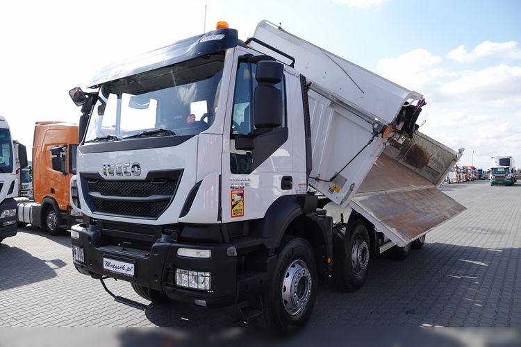 Iveco TRAKKER / 8x4 / WYWROTKA / HYDROBURTA / BORDMATIC / EURO 6 / MEILLER KIPPER zdjęcie 8