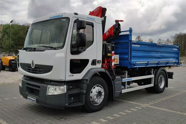 Renault PREMIUM 18.280 4x2 HDS Fassi F110+Wywrotka Ład-8220kg DMC 18ton zdjęcie 6