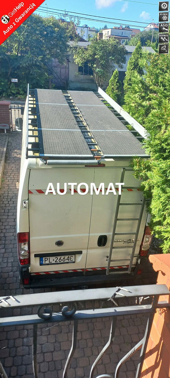 Fiat Ducato 3.0 M-jet 177KM AUTOMAT FV23% 39900 netto L3H2 Drabina na dachu Hak zdjęcie 