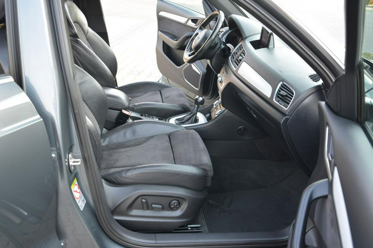 Audi Q3 Quattro bi-xenon Led Skóry Navi Czarny Sufit Park Assit Bose 2XParkt zdjęcie 18