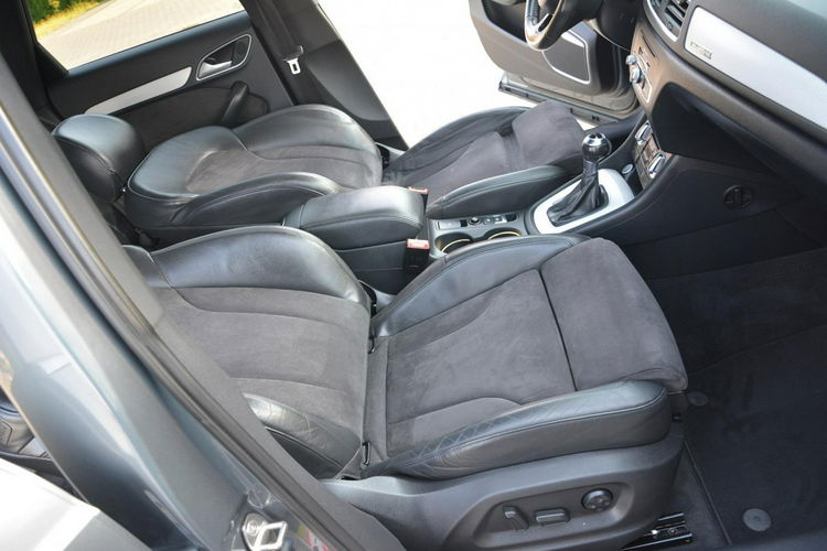 Audi Q3 Quattro bi-xenon Led Skóry Navi Czarny Sufit Park Assit Bose 2XParkt zdjęcie 20