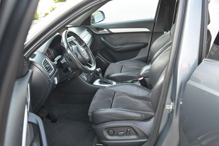 Audi Q3 Quattro bi-xenon Led Skóry Navi Czarny Sufit Park Assit Bose 2XParkt zdjęcie 23