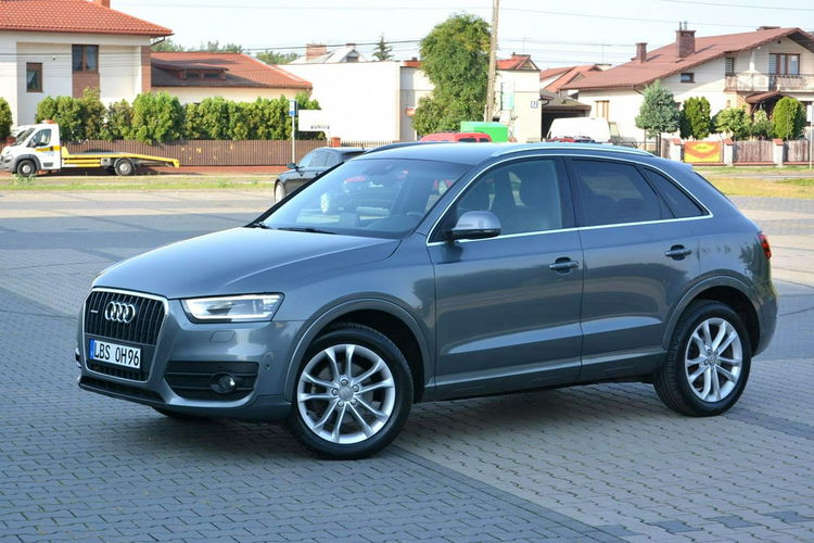 Audi Q3 Quattro bi-xenon Led Skóry Navi Czarny Sufit Park Assit Bose 2XParkt zdjęcie 3