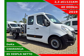 Renault Master DoKa 7 osób 89999zł NETTO 2.3dCi/131KM