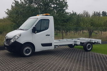 Renault Master PODWOZIE RAMA DO ZABUDOWY WIDELEC ROZSTAW OSI 4, M KLIMA