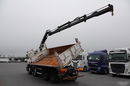 Scania P 380 / 8x4 / WYWROTKA 3 STRONNA + HDS HIAB 175-3x wysów 10m / 2x HYDROBURTA / 2x BORDMATIC / SPROWADZONA  zdjęcie 12