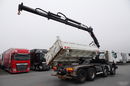 Scania P 380 / 8x4 / WYWROTKA 3 STRONNA + HDS HIAB 175-3x wysów 10m / 2x HYDROBURTA / 2x BORDMATIC / SPROWADZONA  zdjęcie 14