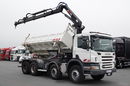 Scania P 380 / 8x4 / WYWROTKA 3 STRONNA + HDS HIAB 175-3x wysów 10m / 2x HYDROBURTA / 2x BORDMATIC / SPROWADZONA  zdjęcie 17