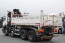 Scania P 380 / 8x4 / WYWROTKA 3 STRONNA + HDS HIAB 175-3x wysów 10m / 2x HYDROBURTA / 2x BORDMATIC / SPROWADZONA  zdjęcie 22