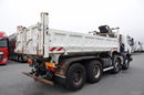 Scania P 380 / 8x4 / WYWROTKA 3 STRONNA + HDS HIAB 175-3x wysów 10m / 2x HYDROBURTA / 2x BORDMATIC / SPROWADZONA  zdjęcie 23