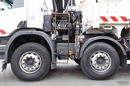 Scania P 380 / 8x4 / WYWROTKA 3 STRONNA + HDS HIAB 175-3x wysów 10m / 2x HYDROBURTA / 2x BORDMATIC / SPROWADZONA  zdjęcie 41