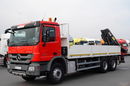 Mercedes   ACTROS 2636 / 6x4 / SKRZYNIOWY 6, 5 M + HDS HIAB 166 / STEROWANIE RADIOWE / ROTATOR / EURO 5 zdjęcie 9