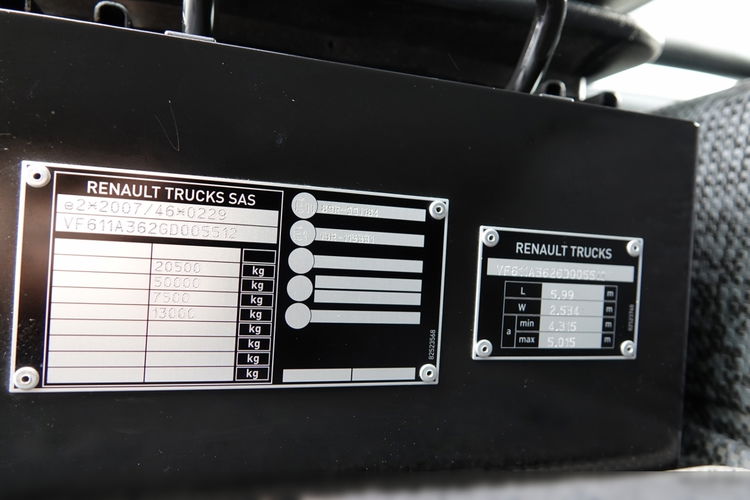 RENAULT T 440 / 13 LITROWY / RETARDER / I-PARK COOL / ALUFELGI / SPROWADZONA zdjęcie 38