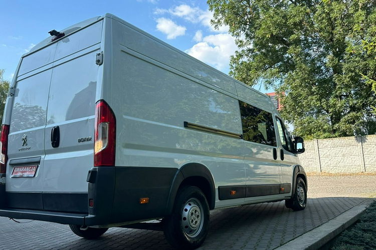 Peugeot Boxer 2.0 163 KM L4H2 7 osobowy Brygadówka Klimatyzacja Kamera cofania zdjęcie 2