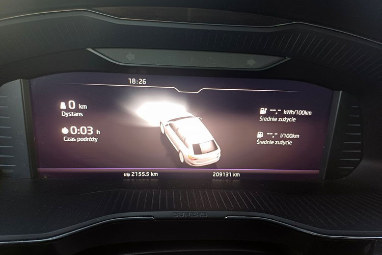 Skoda Superb Hybryda Plug In 218KM Bezwypadkowy zdjęcie 16