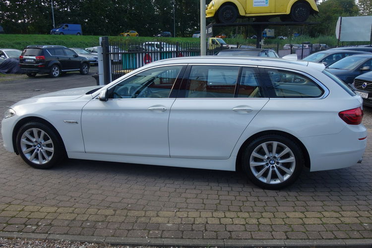 535 BMW F11 535d 313km 2016 bezwypadkowy dobrze wyposażony Luxury zdjęcie 4