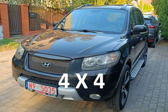 Hyundai Santa Fe 2.7 V6 GLS, 4WD , automat, DVD, skóra , Nawigacja