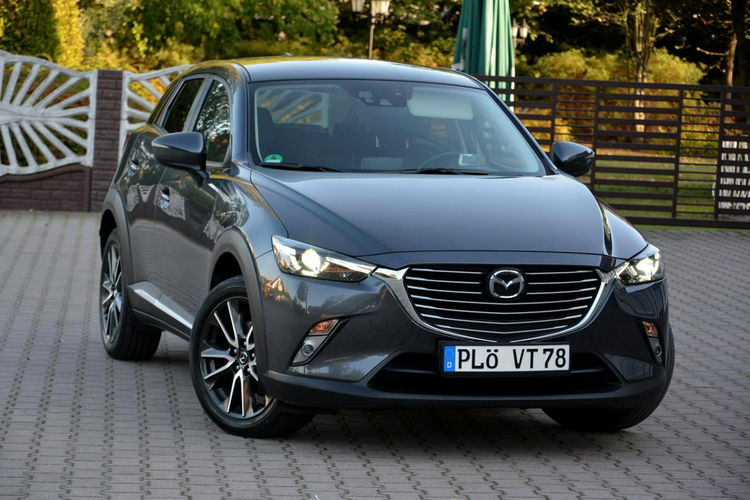 Mazda CX-3 104tys.km Skóry Exlusive Navi Kamera Radar ACC Xenon Ledy Bose zdjęcie 10