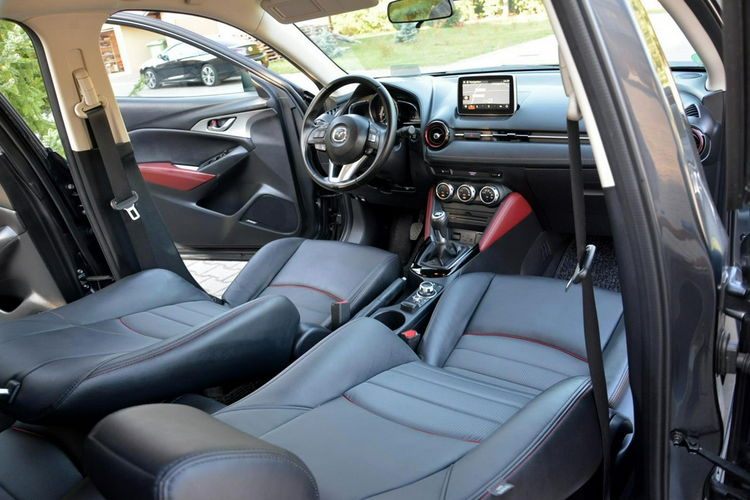 Mazda CX-3 104tys.km Skóry Exlusive Navi Kamera Radar ACC Xenon Ledy Bose zdjęcie 18