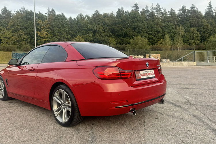 BMW 440 440i kabriolet 326KM bezwypadkowy piękny stan zadbany 37 tys km gwaran zdjęcie 13