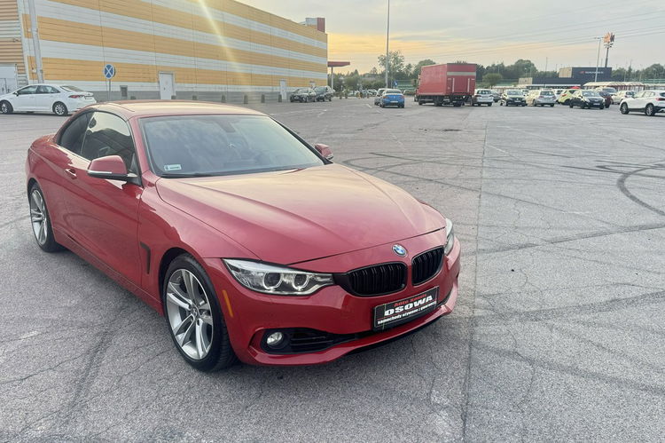 BMW 440 440i kabriolet 326KM bezwypadkowy piękny stan zadbany 37 tys km gwaran zdjęcie 4