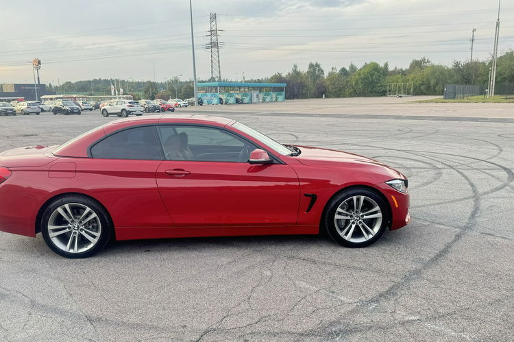 BMW 440 440i kabriolet 326KM bezwypadkowy piękny stan zadbany 37 tys km gwaran zdjęcie 7