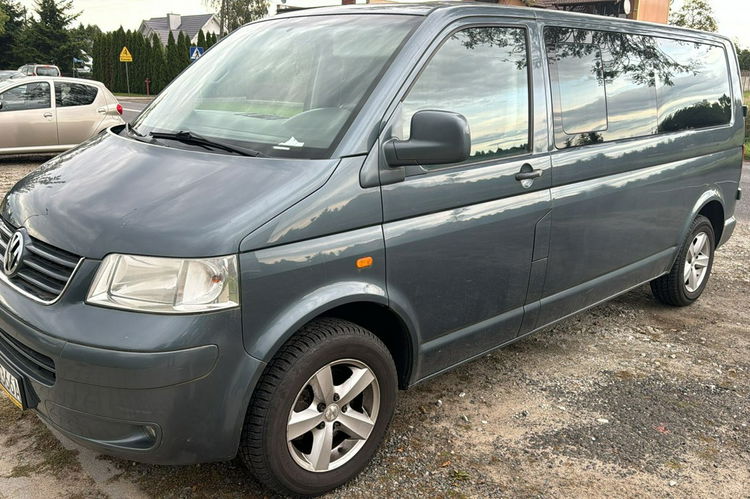 Volkswagen Transporter navi, klima, zarejestrowant, 9-cio osobowy, długi zdjęcie 2