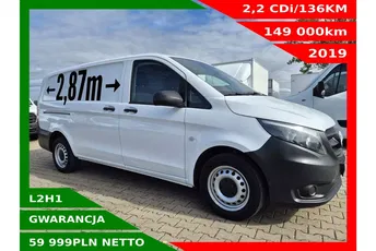 Mercedes Vito Long 59999zł NETTO 2.2CDi/136KM