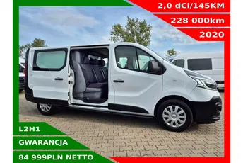 Renault Trafic Long 84999zł NETTO Brygadówka 5 osób 2.0dCi/145KM