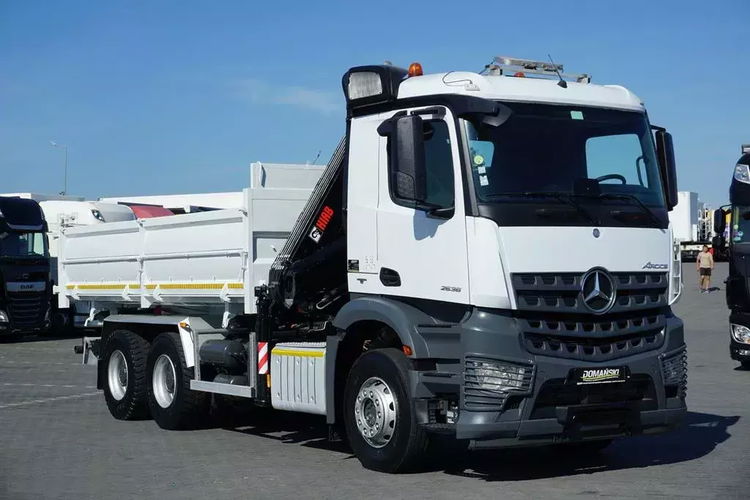 Mercedes AROCS / 2636 / E 6 / WYWROTKA + HDS / 6 X 4 / HYDROBURTA zdjęcie 28