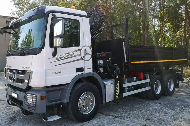Mercedes ACTROS MP3 3336 6x4 / WYWROTKA + HDS HIAB 166 -4 DUO / zdjęcie 5