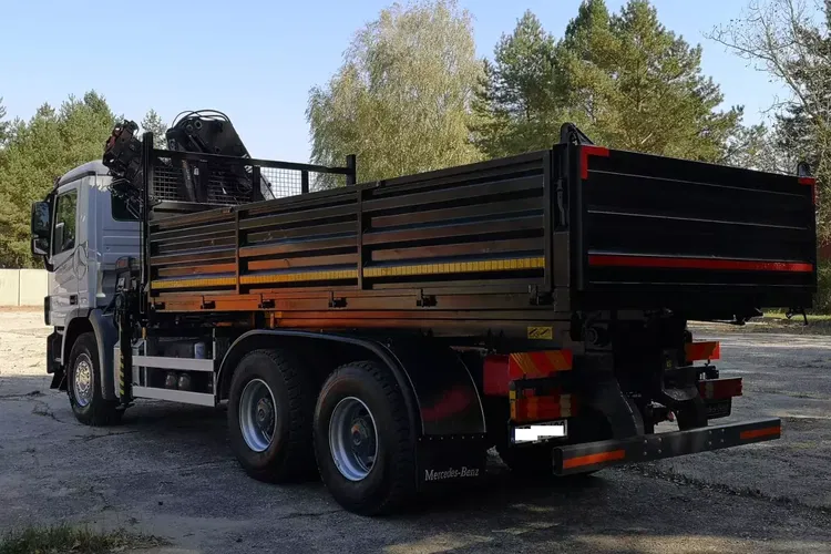 Mercedes ACTROS MP3 3336 6x4 / WYWROTKA + HDS HIAB 166 -4 DUO / zdjęcie 7
