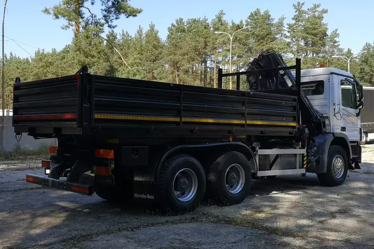 Mercedes ACTROS MP3 3336 6x4 / WYWROTKA + HDS HIAB 166 -4 DUO / zdjęcie 8
