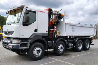 Renault Kerax 32.450DXI 8x4 HDS Fassi F170A.23 + WYWROTKA HYDROBURTA