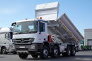 Mercedes ACTROS 3236 / 8x4 / WYWROTKA + HYDROBURTA / MANUAL / BORDMATIC / 96 tys.km / EURO 5 EEV /  zdjęcie 1