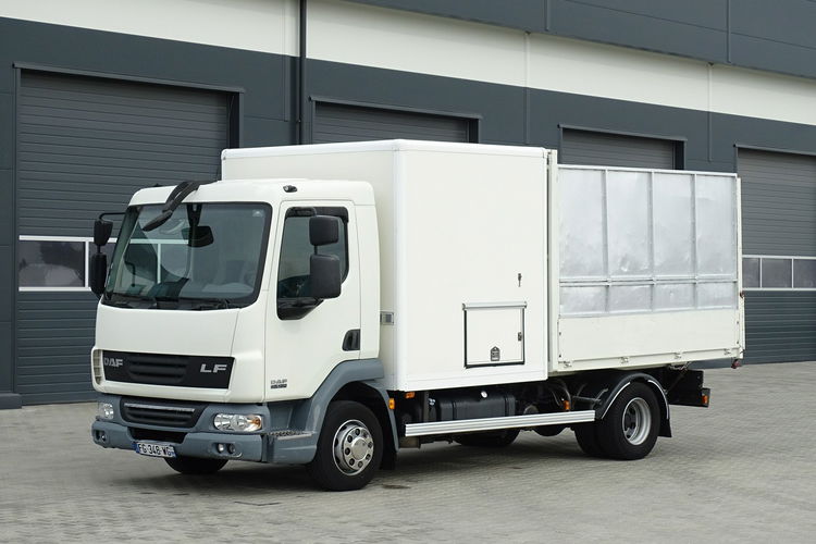 DAF LF 45.180 Wywrotka , Sprowadzony , Książka Serwisowa Wywrot do tyłu , Blokada Mostu ,  , 3 Osobowa kabina zdjęcie 21