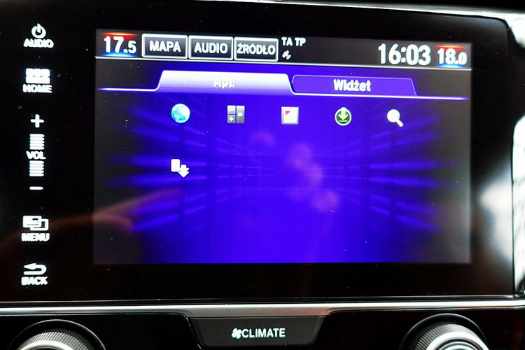 Honda Civic TYLKO 49tyś KM Tempomat AKTYWNY 182KM 3Lata GWAR I-wł Kraj Bezwypad 4x2 zdjęcie 26
