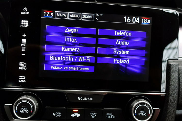Honda Civic TYLKO 49tyś KM Tempomat AKTYWNY 182KM 3Lata GWAR I-wł Kraj Bezwypad 4x2 zdjęcie 27
