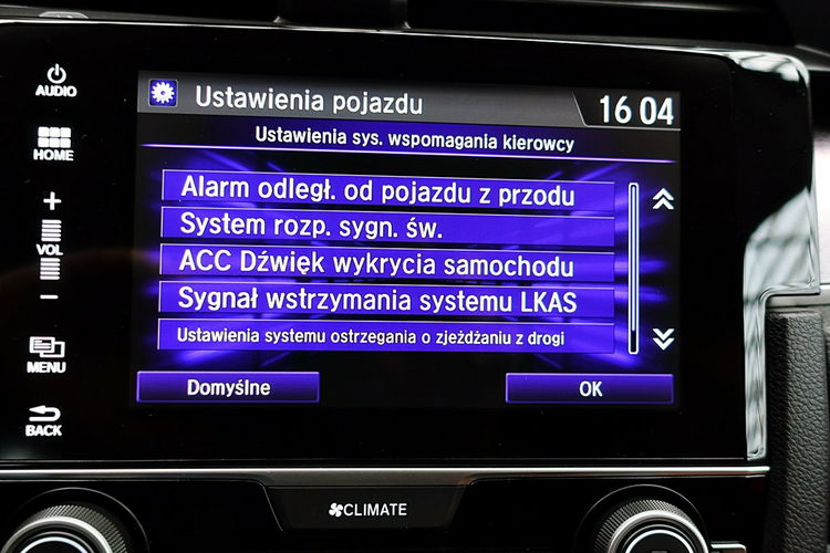 Honda Civic TYLKO 49tyś KM Tempomat AKTYWNY 182KM 3Lata GWAR I-wł Kraj Bezwypad 4x2 zdjęcie 32
