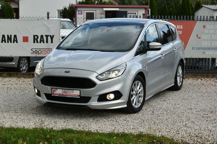 Ford S-Max 2.0TDCi 150KM Automat 2016r. LED 2xPDC Panorama NAVi POLECAM zdjęcie 18
