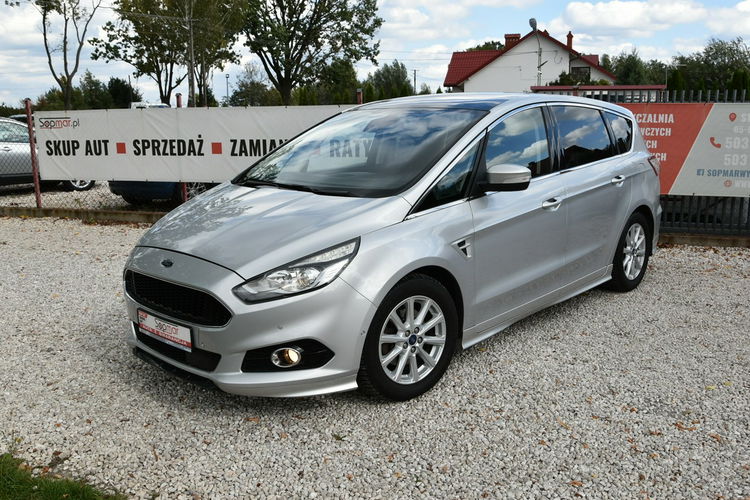 Ford S-Max 2.0TDCi 150KM Automat 2016r. LED 2xPDC Panorama NAVi POLECAM zdjęcie 2
